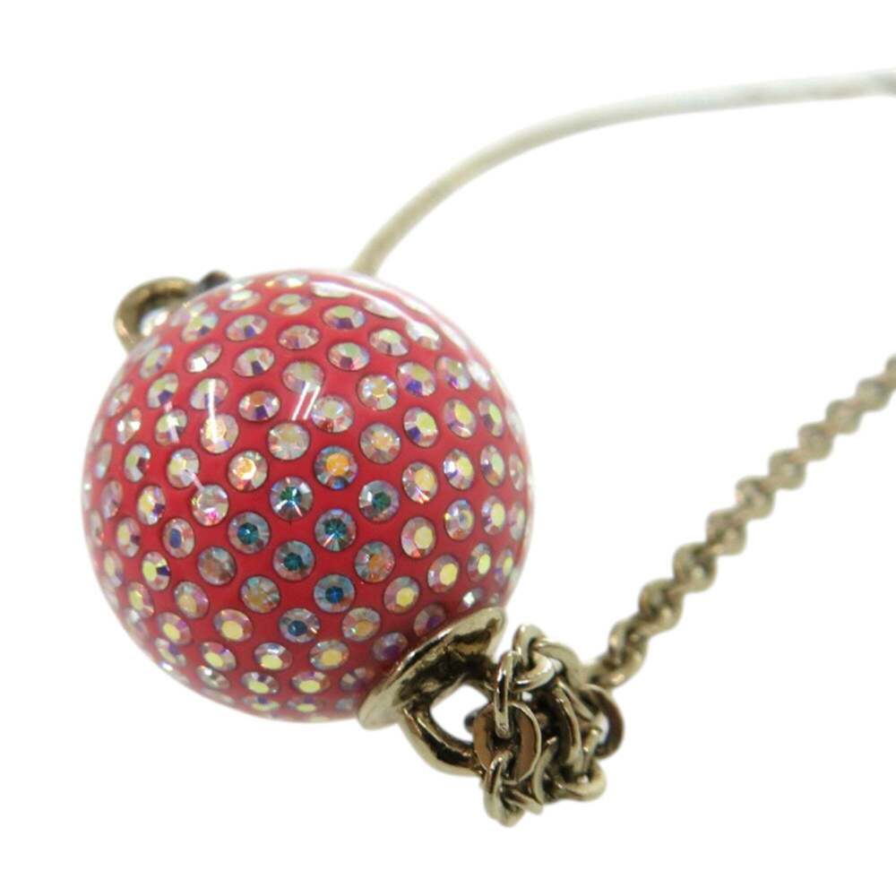 CHANEL Authentic Red Logo Necklace - Picture 8 of 8